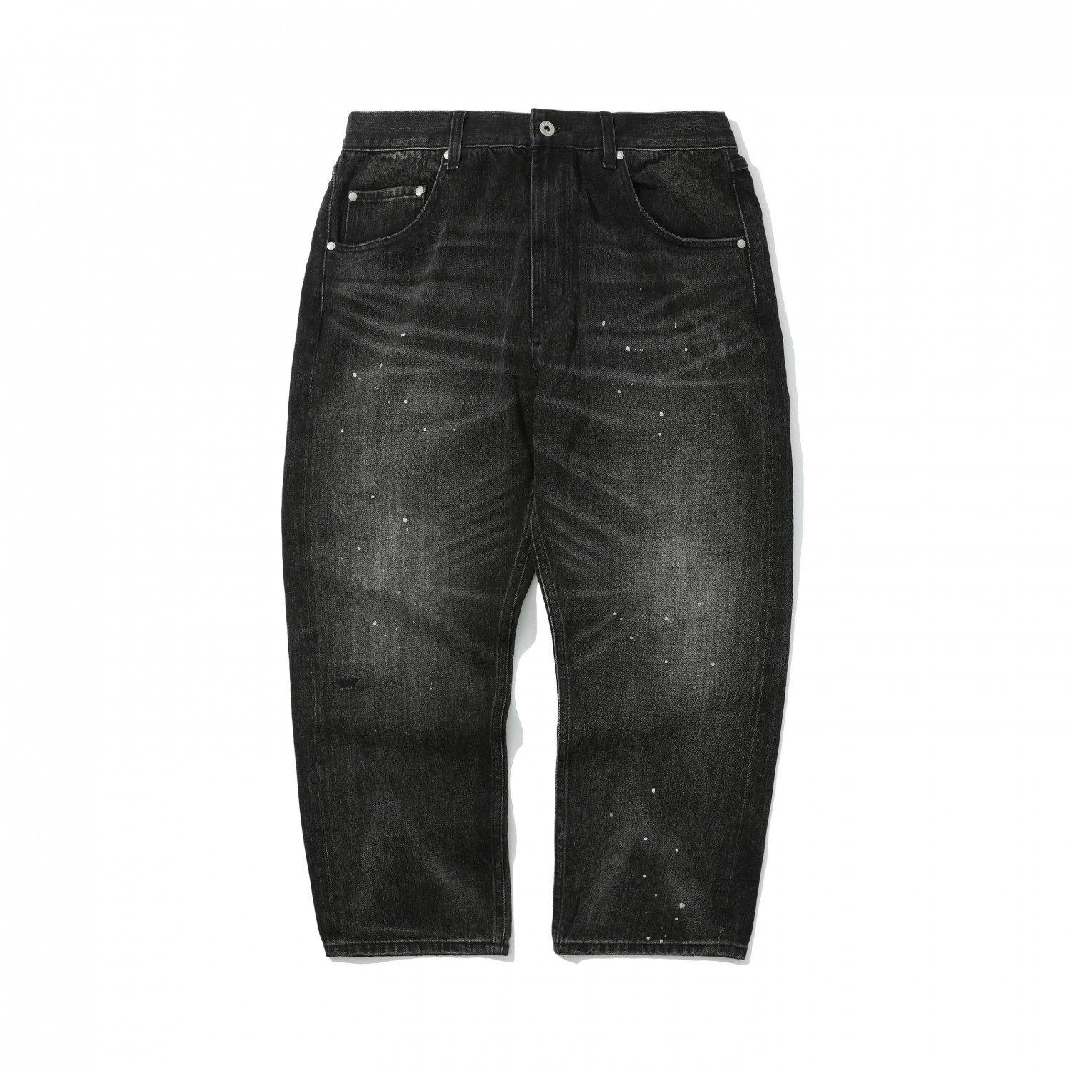 washed denim pants