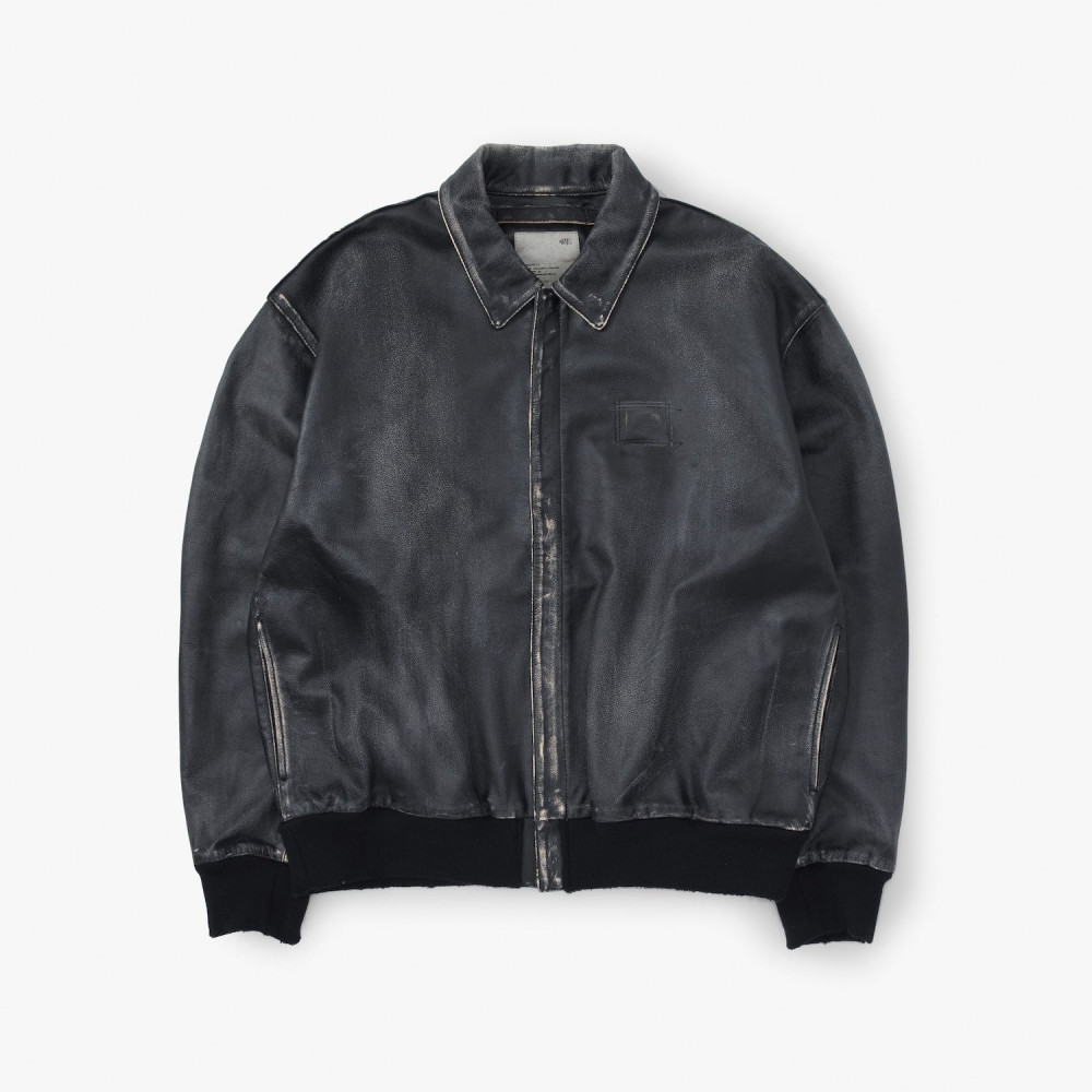 LMOOD A2 aviator cowhide mustang jacket（A2 bomber sale）