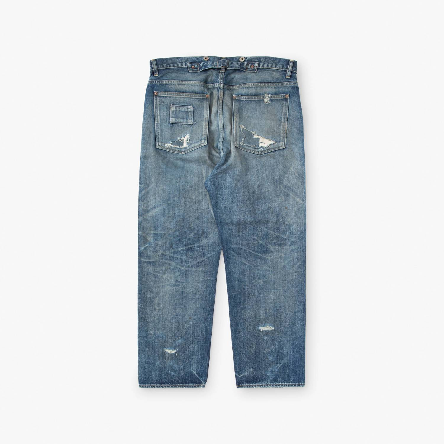 MADNESS HARD AGING DENIM PANTS. RELAXED | MADNESS 
