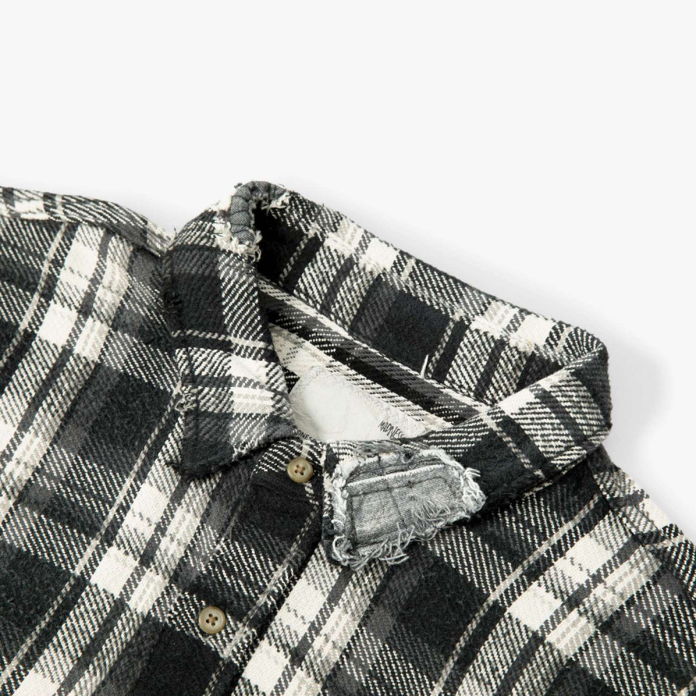 MADNESS SHREDDED CHECK SHIRT | MADNESS