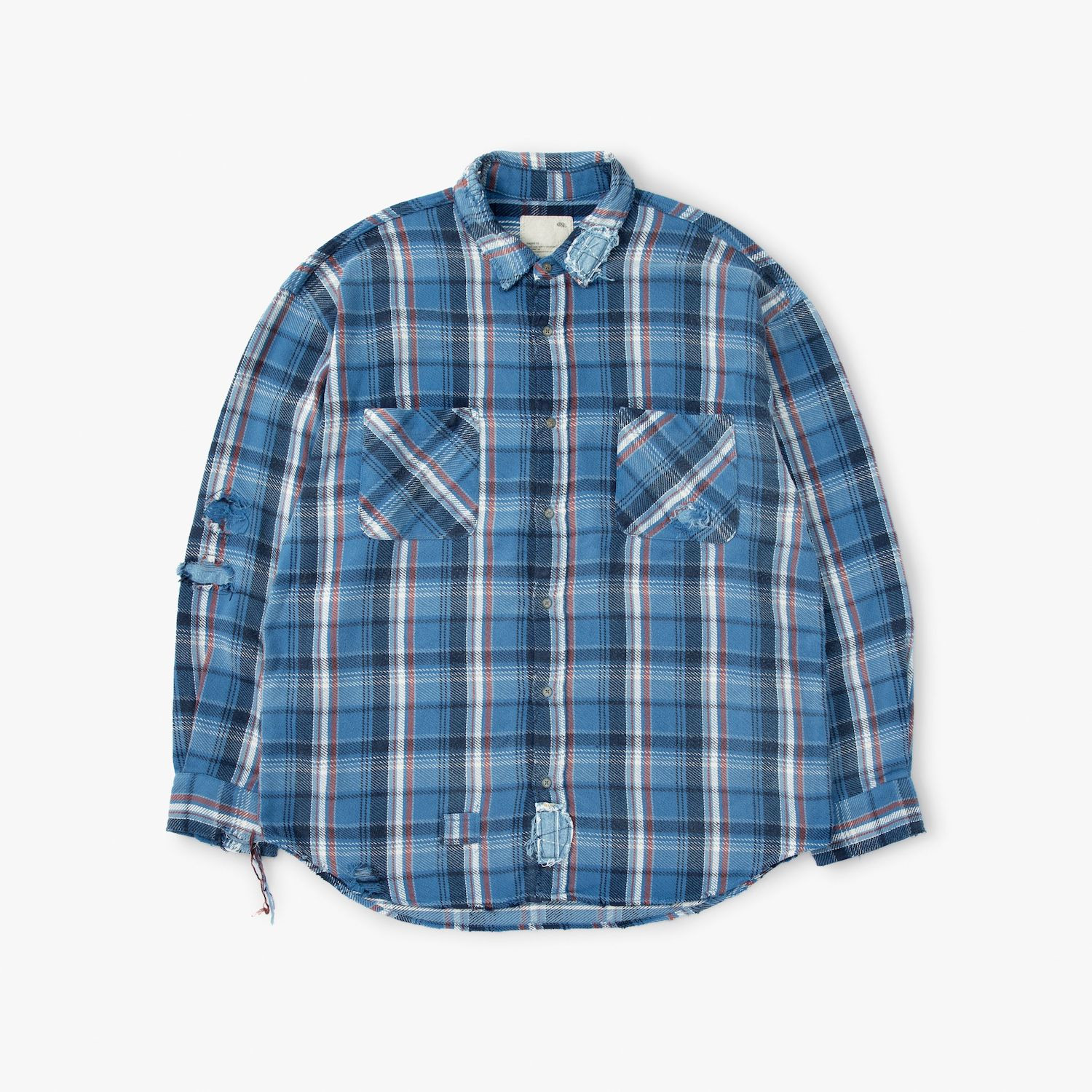 MADNESS SHREDDED CHECK SHIRT | MADNESS